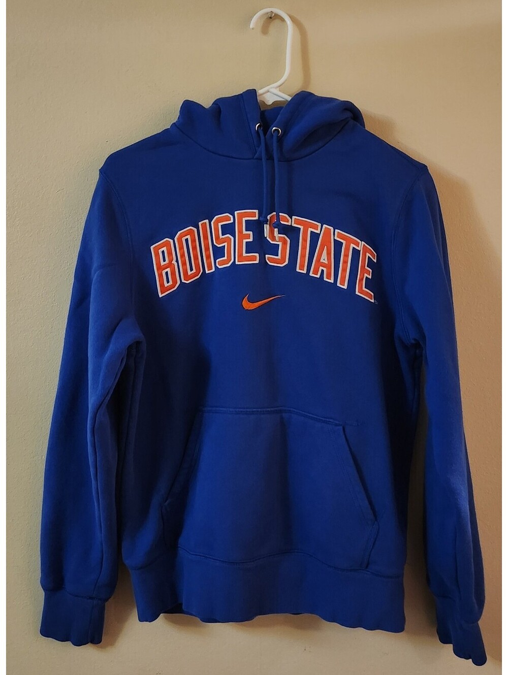 Boise State Broncos Nike Sweatshirt Mens Medium Heavyweight Blue Orange Pullover